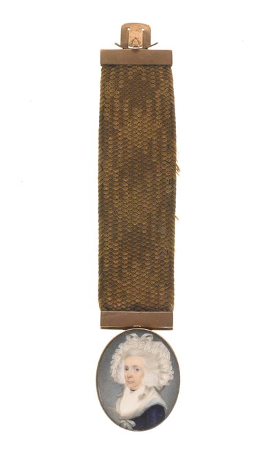 Portrét ženy, která je považována za Susannah Eveleighovou, manželku Williama Eveleigha od Unknown artist