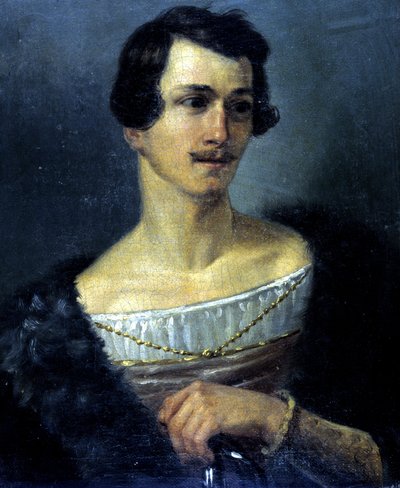 Portrét italského tenoristy Domenica Donzelliho (1790 - 1873) ve filmu „La Norma“ od Vincenza Belliniho (1801 - 1835). Anonymní obraz, Museo della Scala, Milán. od Unknown artist