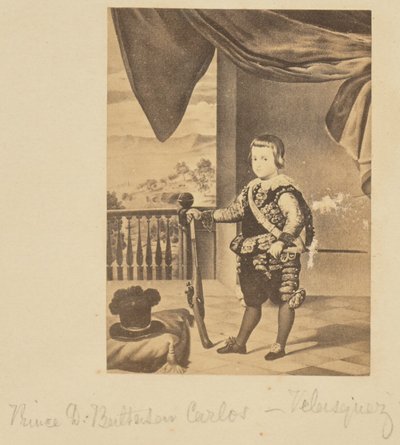 Princ D. Baltasar Carlos - Velasquez od Unknown artist
