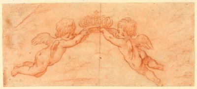 Putti s korunou od Unknown artist