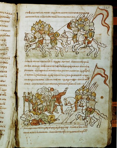 Radziwillova kronika, detail od Unknown artist