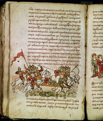 Radziwillova kronika, detail od Unknown artist