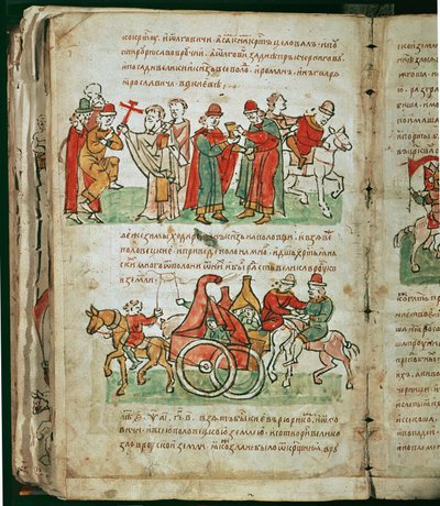 Radziwillova kronika, detail od Unknown artist
