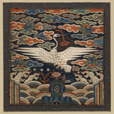 Hodnostní odznak s motivem jednoho jeřábu od Unknown artist