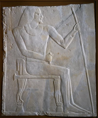 Reliéf sedící Nyankhnesut od Unknown artist