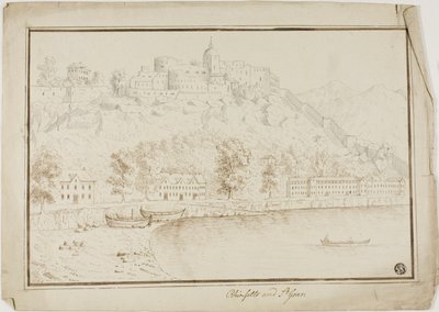 Rhinefelts a Saint Goar od Unknown artist
