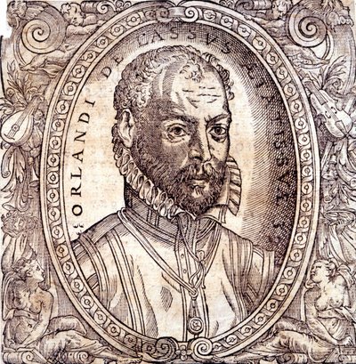 Roland de Lassus. (Orlando di Lasso) 1532-1594 francouzsko-vlámský skladatel od Unknown artist