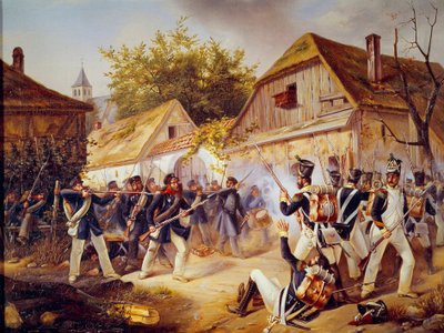 Ruské tažení: „“ Vzdání se vojsk Vandamme do bitvy u Culmu (Kulm) dne 30. 8. 1813““ 1813 Paříž, Muzeum Armee od Unknown artist