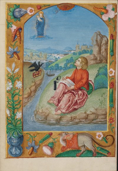 Svatý Jan na Patmosu od Unknown artist