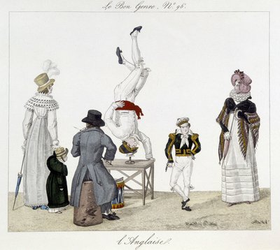 Saltimbanks: balancery - v „“ The good žánru““, deb. 19. století od Unknown artist