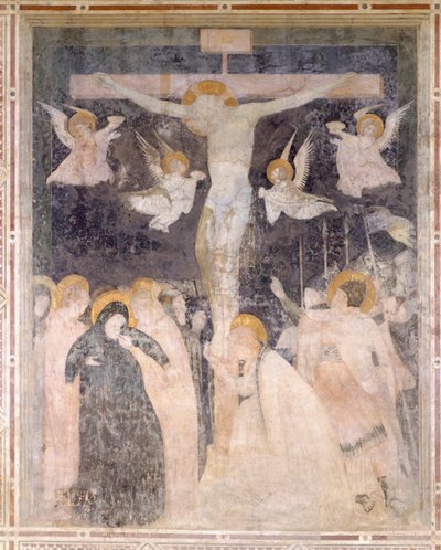 Scéna ukřižování, opatství Pomposa, Itálie od Unknown artist