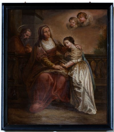Schilderij, "Maria a její rodiče" od Unknown artist