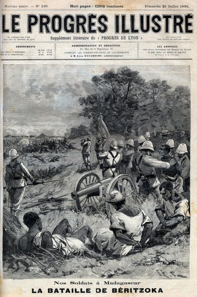 Druhá francouzsko-malagasská válka (1895) Beritzoka 30. června od Unknown artist