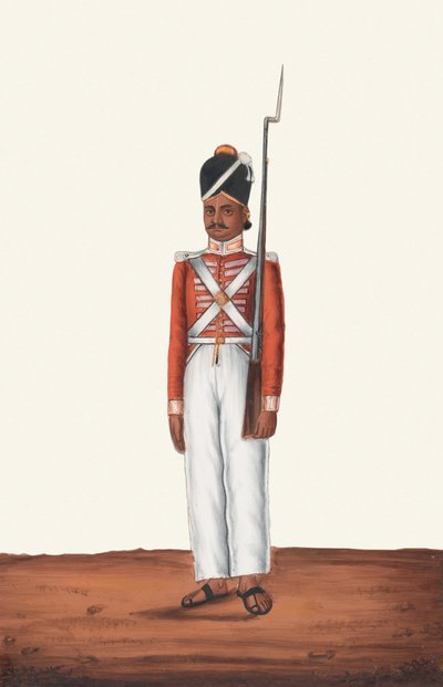 Sepoy, armáda Madras od Unknown artist