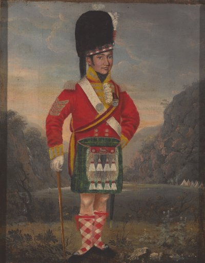 Seržant, 92. Highlanders, circa 1816 od Unknown artist