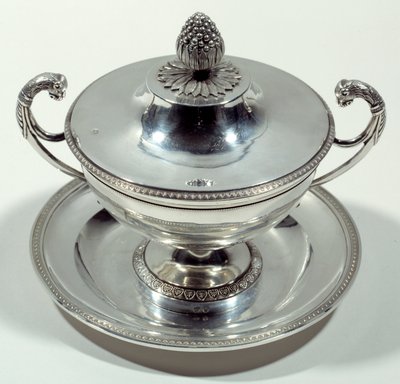 Stříbrný pohár s horním vrcholem borové šišky. 1789-1809. Koukni se. Národní muzeum renesance od Unknown artist