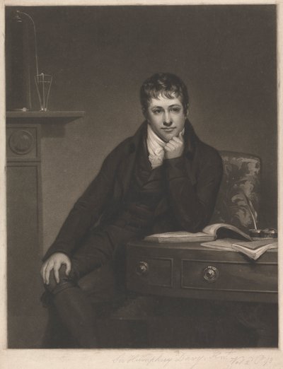 Sir Humphrey Davy od Unknown artist