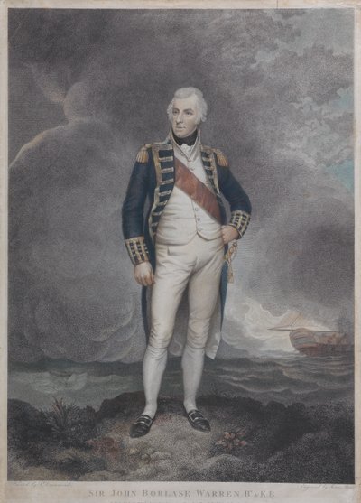 Sir John Borlase Warren (1753-1822) od Unknown artist