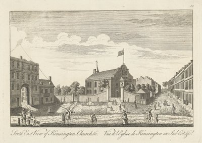South East View of Kensington Church od Unknown artist