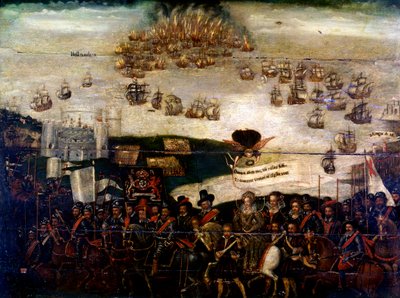 Španělská armáda Dyptich od Unknown artist