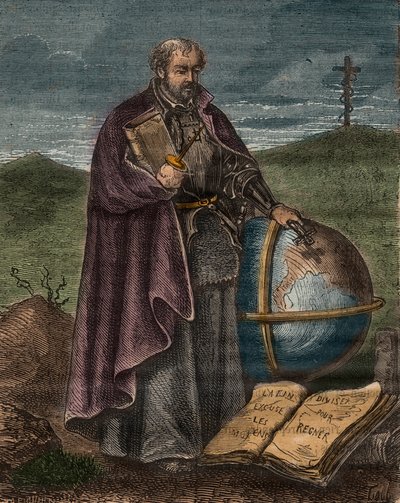 Svatý Ignác z Loyoly (1491-1556) (barevná rytina) - Portrét Ignáce z Loyoly (Sant Ignazio nebo Saint Ignatius od Unknown artist