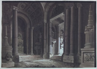 Scéna, Sepulkrální síň od Unknown artist