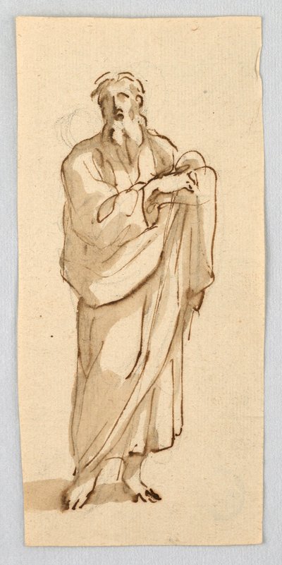 Stojící vousatý muž od Unknown artist