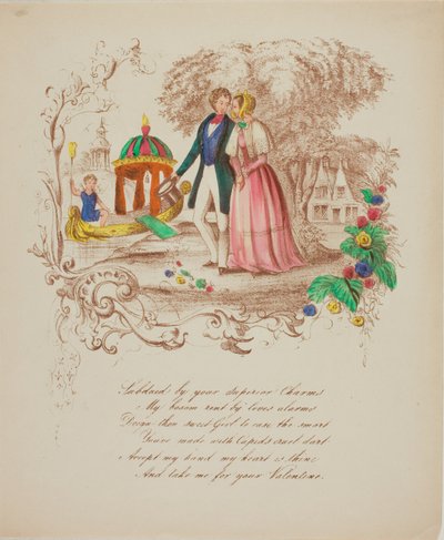 Podmaněni tvým dokonalým půvabem (valentýnka) od Unknown artist