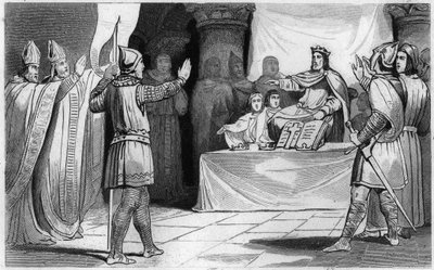 Posloupnost Ludvíka 1. zbožného neboli Debonnaire, 816: císař Západu od Unknown artist