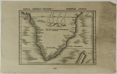 Tabula Moderna Secunde Porcionis Aphrice od Unknown artist