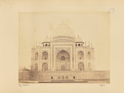 Taj Mahal. Agra od Unknown artist