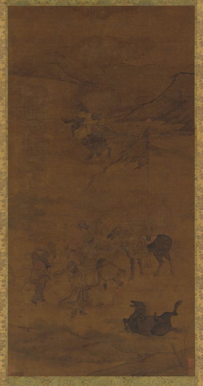 Tatarští jezdci od Unknown artist