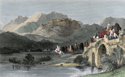 Akropole v Pergamu - Malá Asie nebo Anatolie od Unknown artist