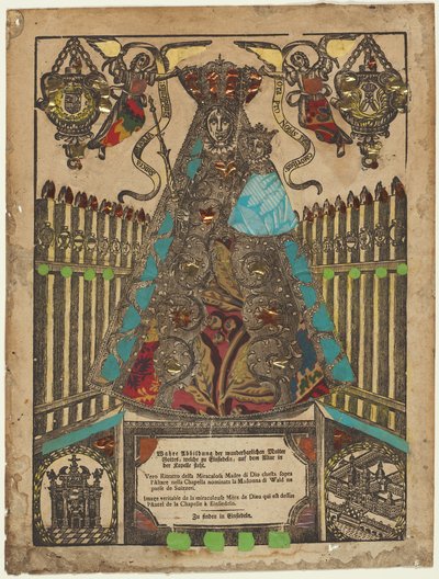 Klanění Einsiedelnské madony od Unknown artist