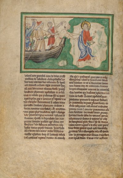 Příchod svatého Jana na Patmos od Unknown artist
