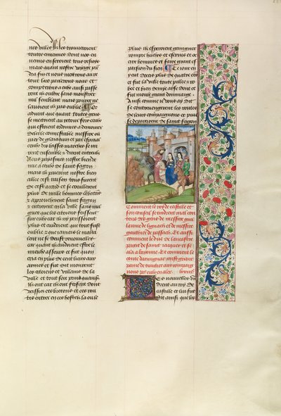 Odjezd Jana z Gauntu ze Santiaga de Compostela od Unknown artist