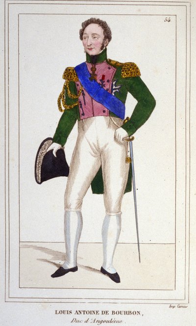 Vévoda z Angouleme Louis Antoine (Louis-Antoine) d