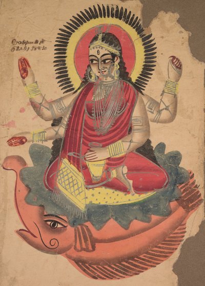 Bohyně Ganga od Unknown artist