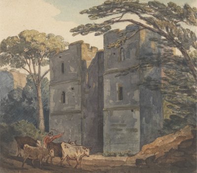 Pevnost, hrad Arundel od Unknown artist