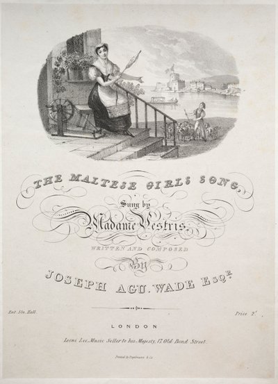 Píseň maltských dívek od Unknown artist
