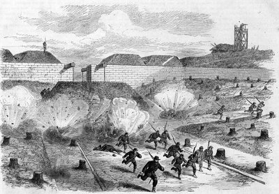 Pařížská komuna v roce 1871. Bombardování Porte d