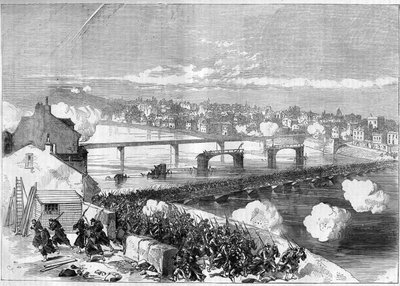 Pařížská komuna v roce 1871. Dne 17. dubna od Unknown artist