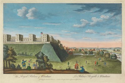 Královský palác Windsoru od Unknown artist
