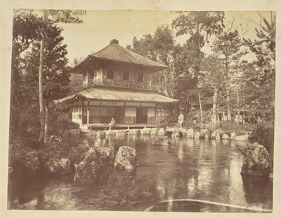 [Stříbrný pavilon v chrámu Džion-dži] od Unknown artist
