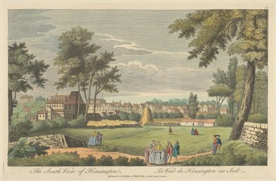 Jižní pohled na Kensington od Unknown artist