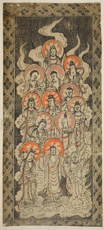 Třináct Buddhů od Unknown artist