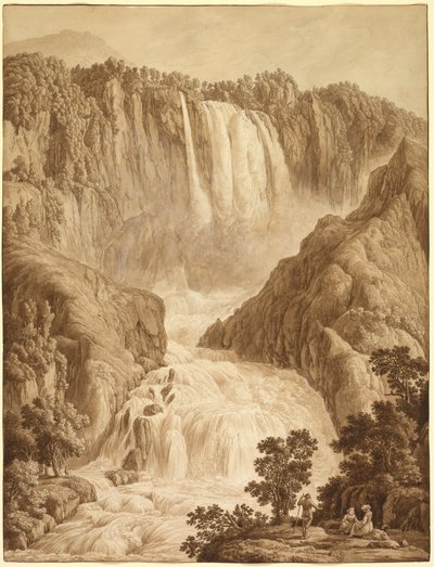 Vodopád Marmore v Terni od Unknown artist