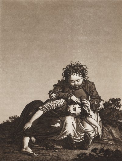 Mladí žebráci od Unknown artist
