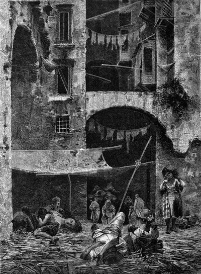 Epidemie cholery v Neapoli v roce 1836. od Unknown artist