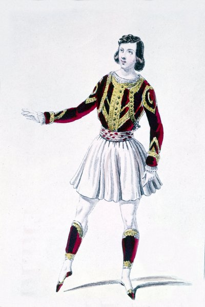 Tanečník a choreograf Marius Petipa (1818-1910) ve filmu „Práva Páně“ od Unknown artist
